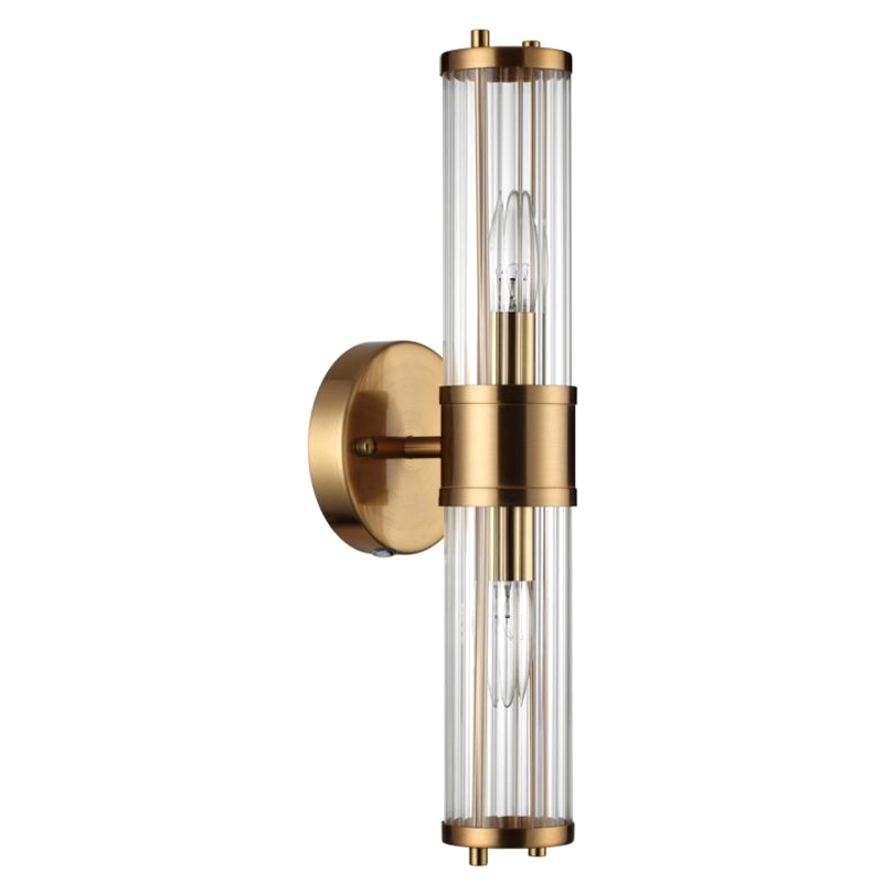Бра Glass TUBE Бронзовое на 2 лампы Бронза Бра Glass TUBE Бронзовое на 2 лампы Бронза в Костроме | Loft Concept