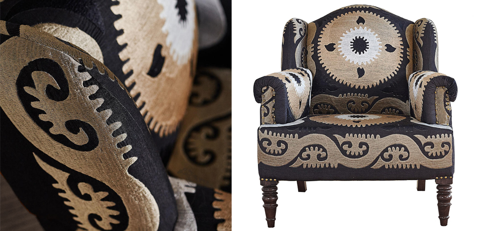 Armchair Mandala Beige Ornament Armchair Mandala Beige Ornament - Loft-Concept в Костроме
