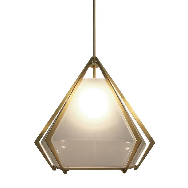 Подвесной светильник Harlow Pendant Lamp white Золотой Белый Подвесной светильник Harlow Pendant Lamp white Золотой Белый в Костроме | Loft Concept