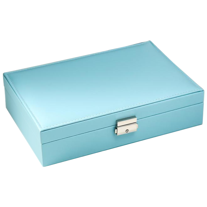 Шкатулка Azurine Jewerly Organizer Box light blue Голубой Бежевый Шкатулка Azurine Jewerly Organizer Box light blue Голубой Бежевый в Костроме | Loft Concept