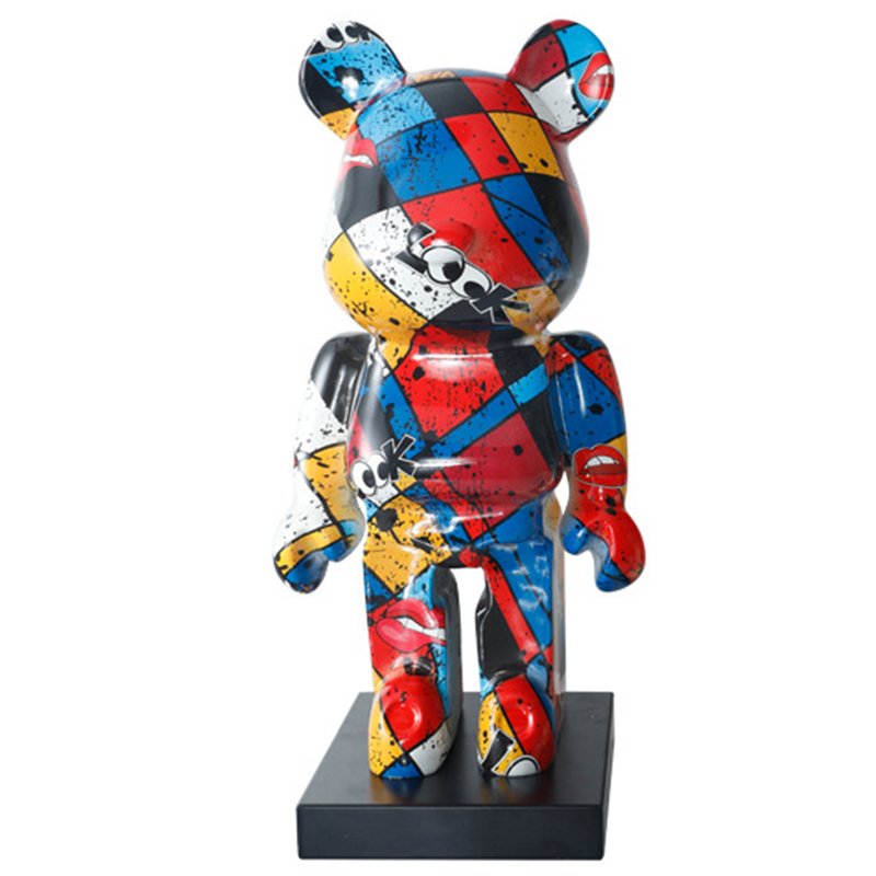 Статуэтка Bearbrick Look Lips on stand Мульти Статуэтка Bearbrick Look Lips on stand Мульти в Костроме | Loft Concept