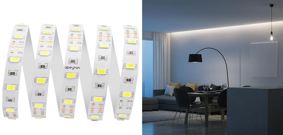 Светодиодная лента 9,6W/m 60LED/m 5630SMD холодный белый 3M Светодиодная лента 9,6W/m 60LED/m 5630SMD холодный белый 3M - Loft-Concept в Костроме