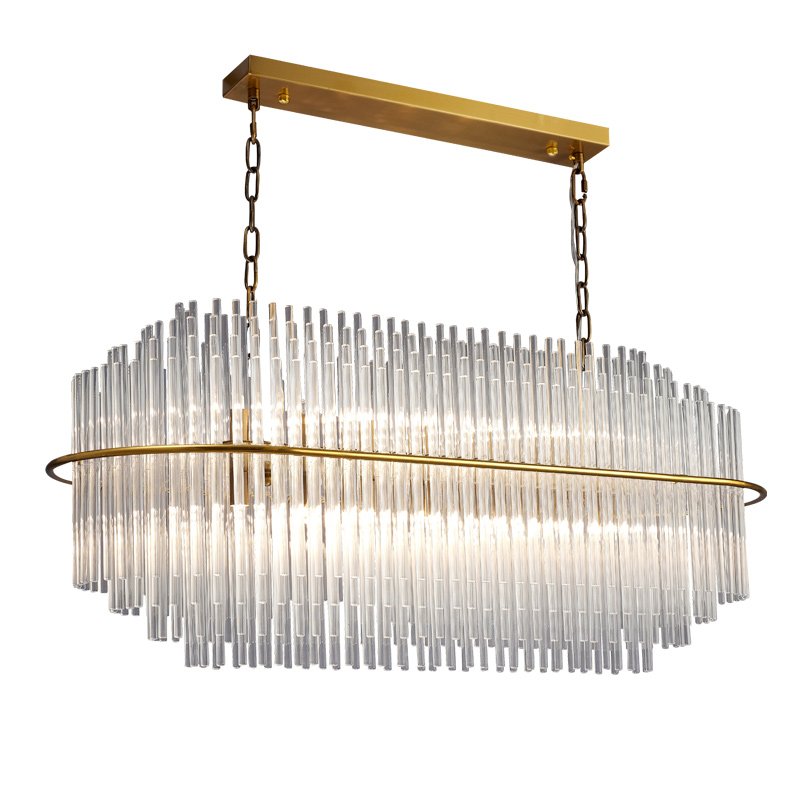 Люстра Nembus KEBO STILL LINE CHANDELIER Латунь Прозрачный Люстра Nembus KEBO STILL LINE CHANDELIER Латунь Прозрачный в Костроме | Loft Concept