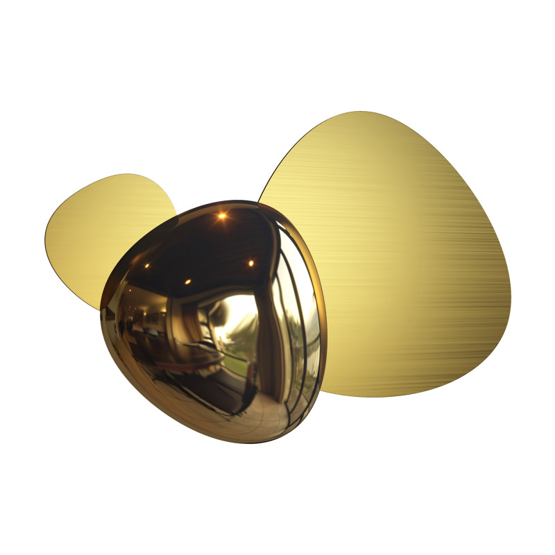 Бра Gold Matt & Gloss 1 Глянцевое золото матовое золото Бра Gold Matt & Gloss 1 Глянцевое золото матовое золото в Костроме | Loft Concept