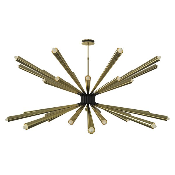 Люстра DORSEY Chandelier by DELIGHTFULL Латунь Черный Люстра DORSEY Chandelier by DELIGHTFULL Латунь Черный в Костроме | Loft Concept