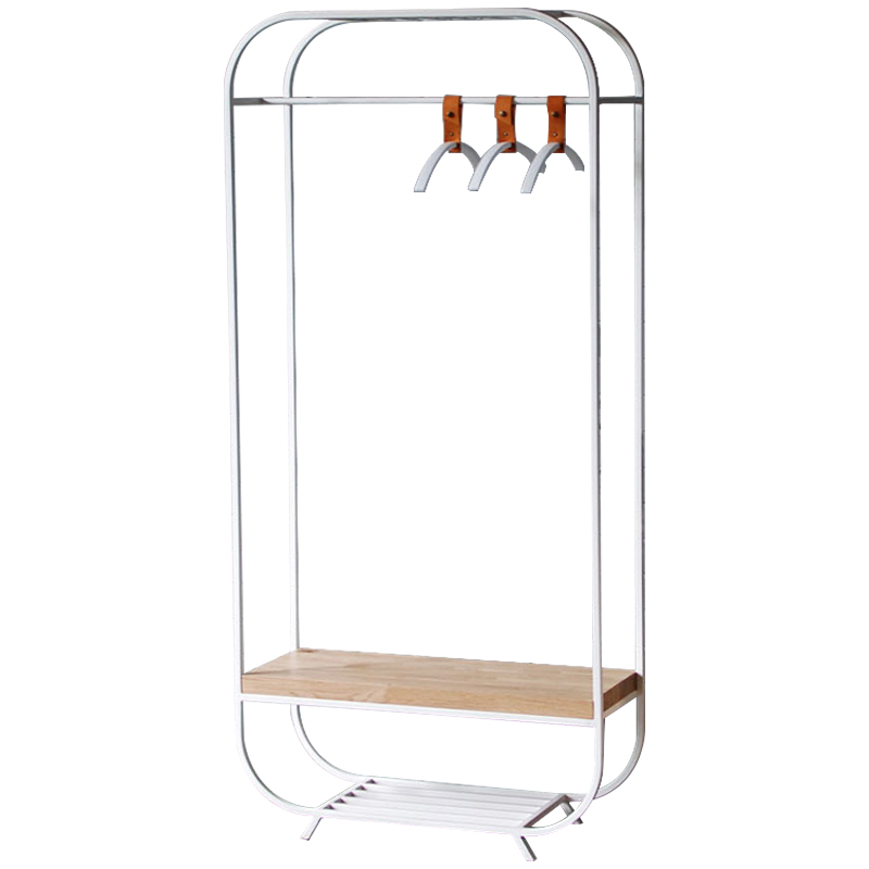 Рейл Franks Industrial Metal Rust Clothes Rail Белый Древесина Рейл Franks Industrial Metal Rust Clothes Rail Белый Древесина в Костроме | Loft Concept