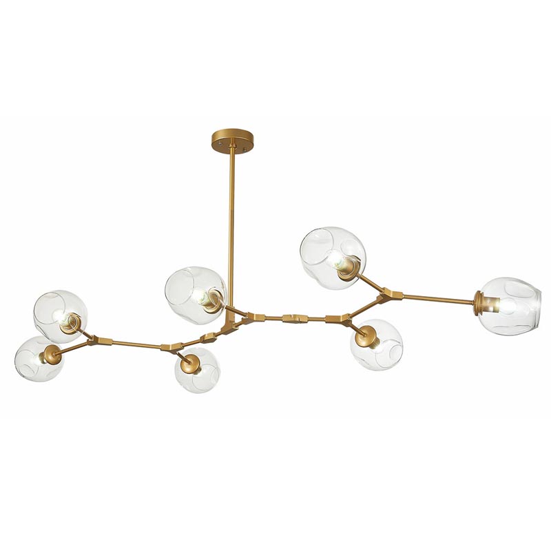 Люстра Branching Bubble Chandelier 7 gold Золотой Люстра Branching Bubble Chandelier 7 gold Золотой в Костроме | Loft Concept