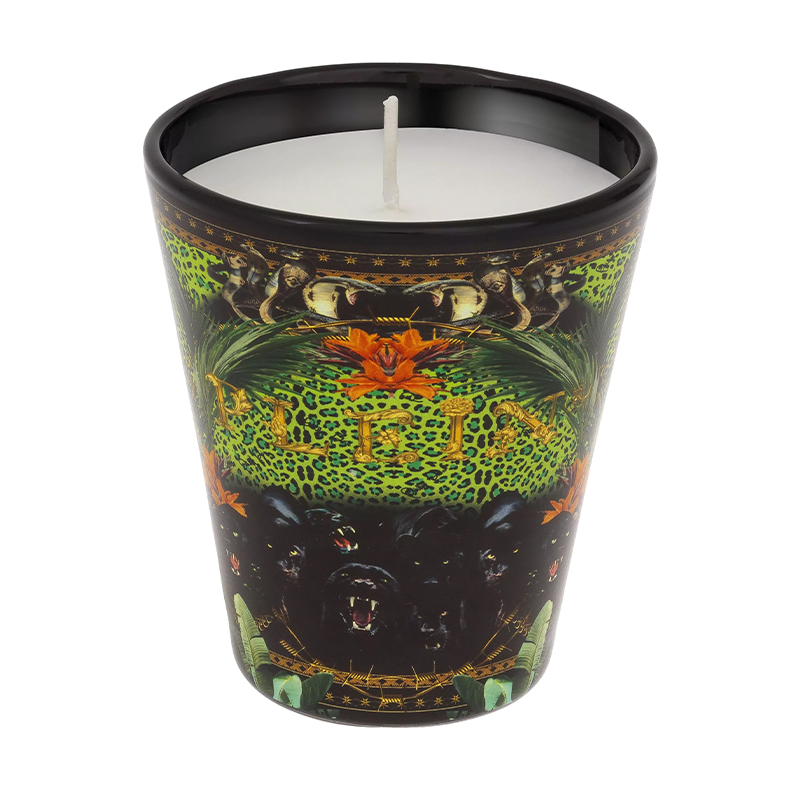 Свеча Philipp Plein Candle Jungle S Черный Мульти Свеча Philipp Plein Candle Jungle S Черный Мульти в Костроме | Loft Concept