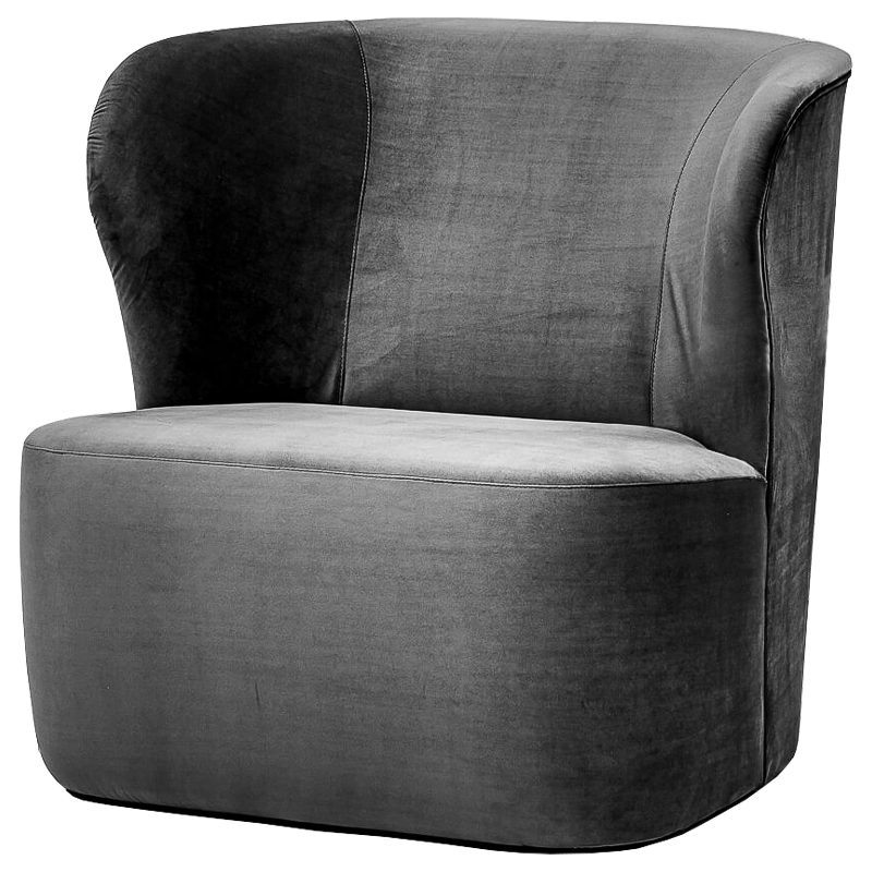Кресло Hortense Chair Gray Серый Кресло Hortense Chair Gray Серый в Костроме | Loft Concept
