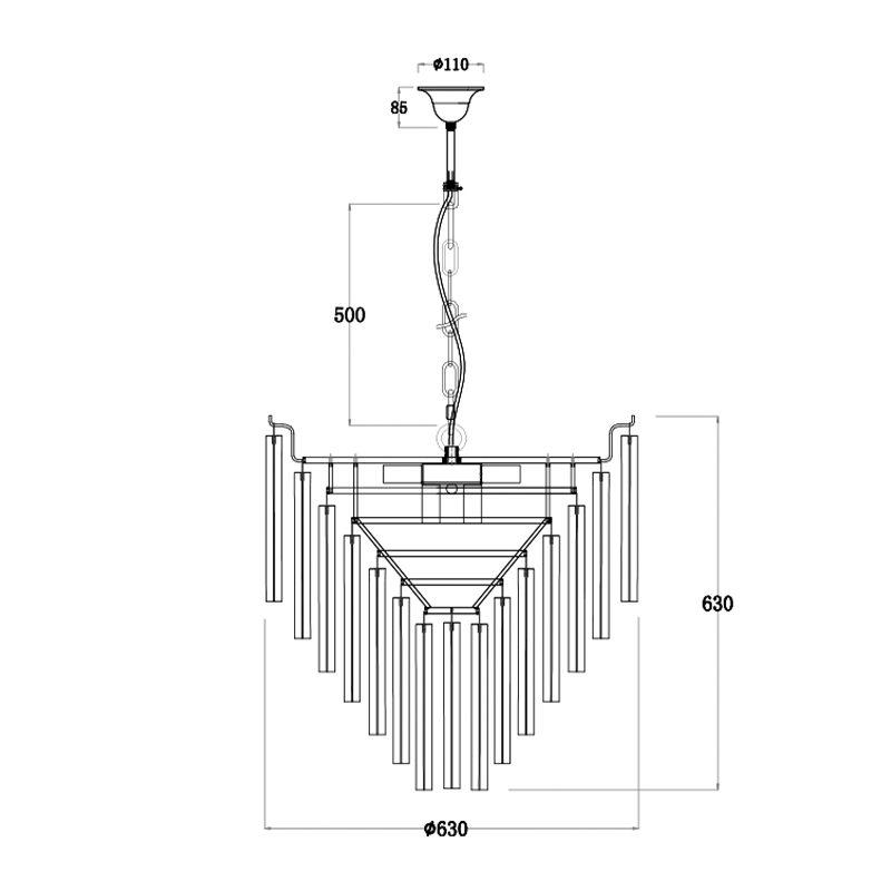 Люстра Eichholtz Chandelier Nova Chrome Люстра Eichholtz Chandelier Nova Chrome в Костроме