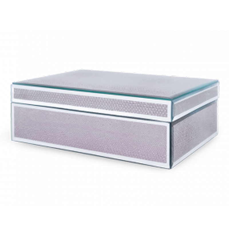 Шкатулка Nineth Box glass Серебряный Шкатулка Nineth Box glass Серебряный в Костроме | Loft Concept