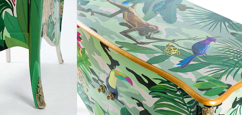 Комод L.XV DRESSER Flowers Jungle Комод L.XV DRESSER Flowers Jungle - Loft-Concept в Костроме