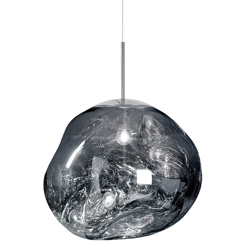Подвесной светильник Tom Dixon Melt Pendant Silver Серый Серебряный Подвесной светильник Tom Dixon Melt Pendant Silver Серый Серебряный в Костроме | Loft Concept