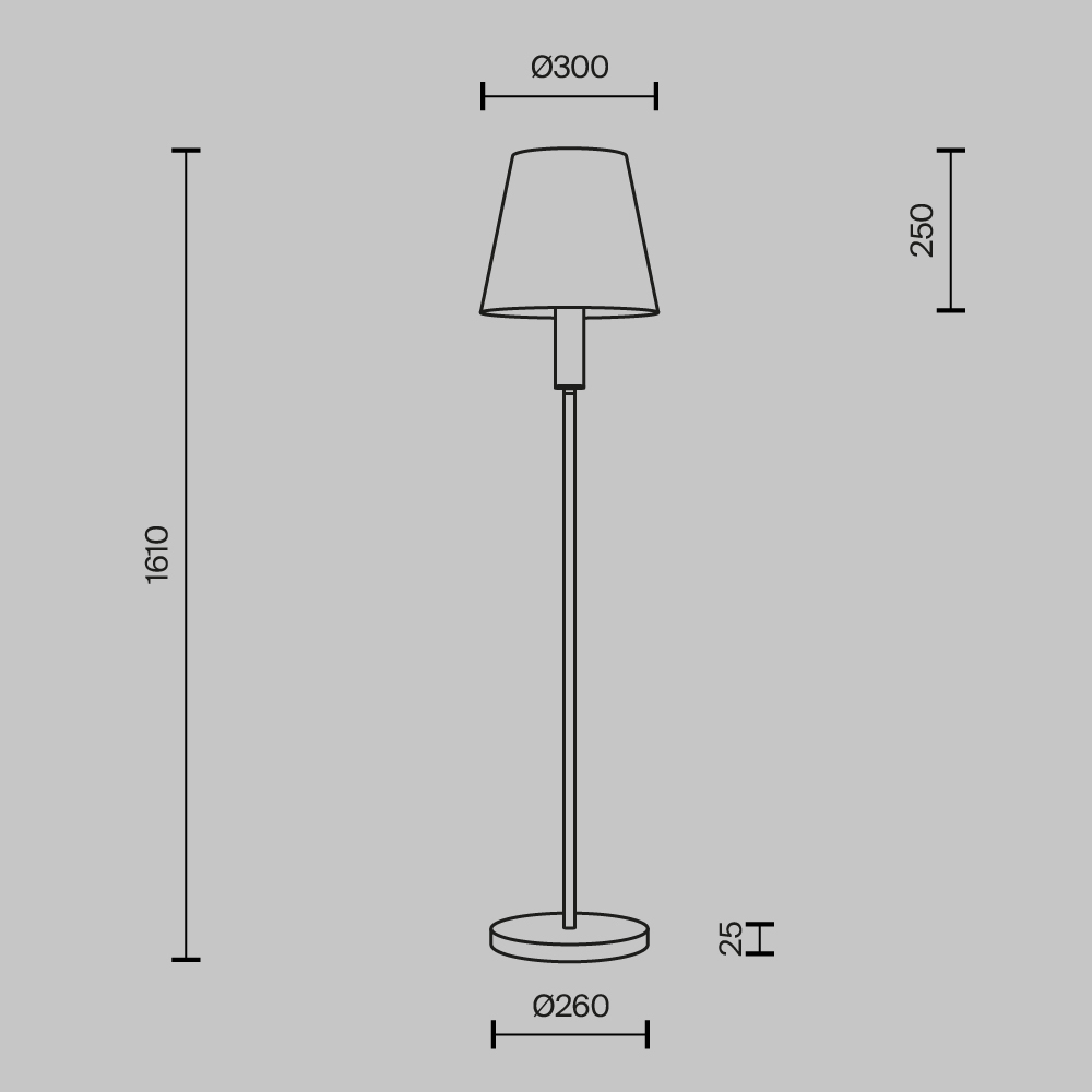 Напольный светильник Lira E27 в Костроме