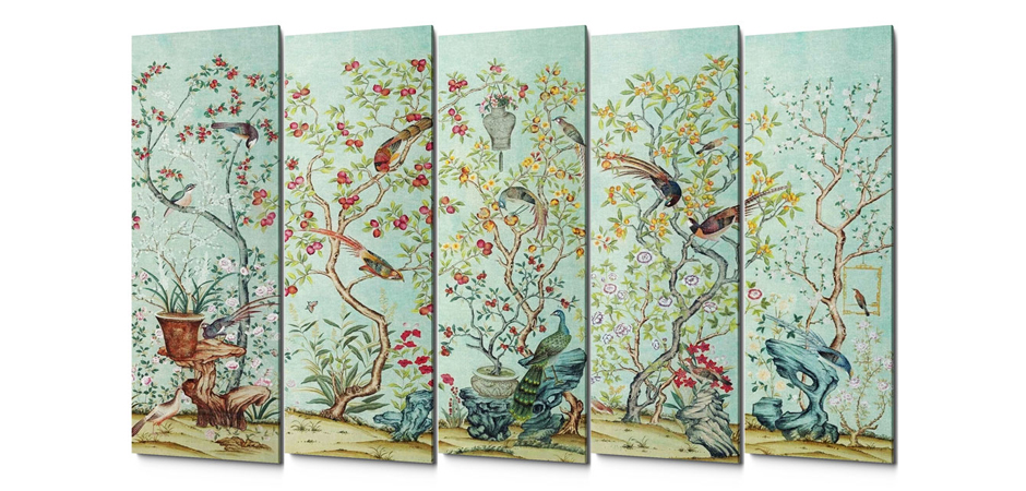 Постер Blue Chinoiserie 3 - фото №1