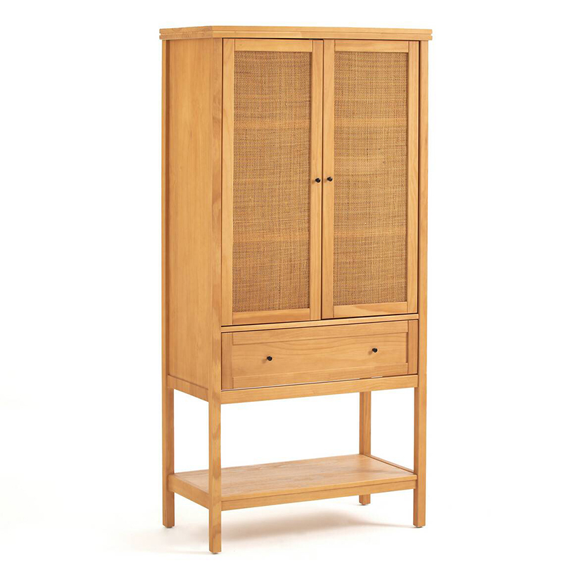 Шкаф Niels Wicker Cupboard 2 Doors Светлый дуб Шкаф Niels Wicker Cupboard 2 Doors Светлый дуб в Костроме | Loft Concept