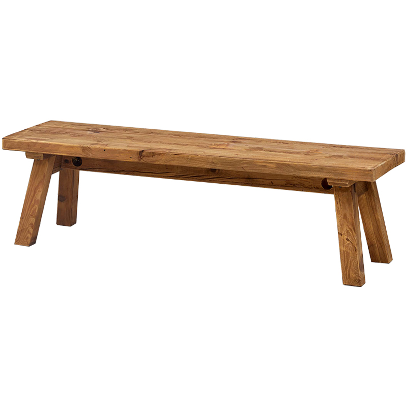 Деревянная лавка Terry Wood Bench Коричневый Деревянная лавка Terry Wood Bench Коричневый в Костроме | Loft Concept