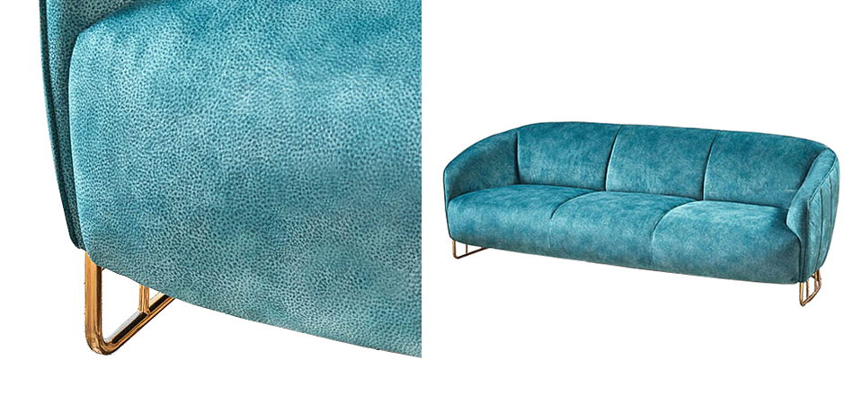 Диван Turquoise Ripples Sofa Диван Turquoise Ripples Sofa - Loft-Concept в Костроме