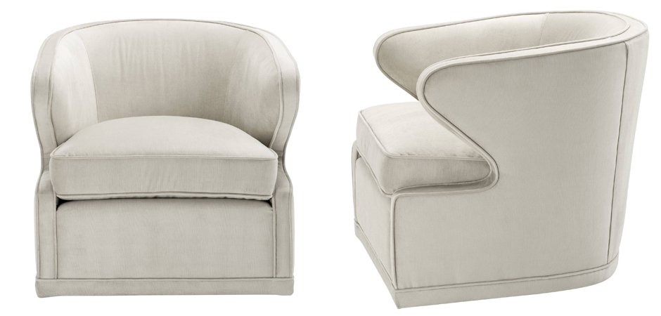 Кресло Eichholtz Chair Dorset Pebble Grey Кресло Eichholtz Chair Dorset Pebble Grey - Loft-Concept в Костроме