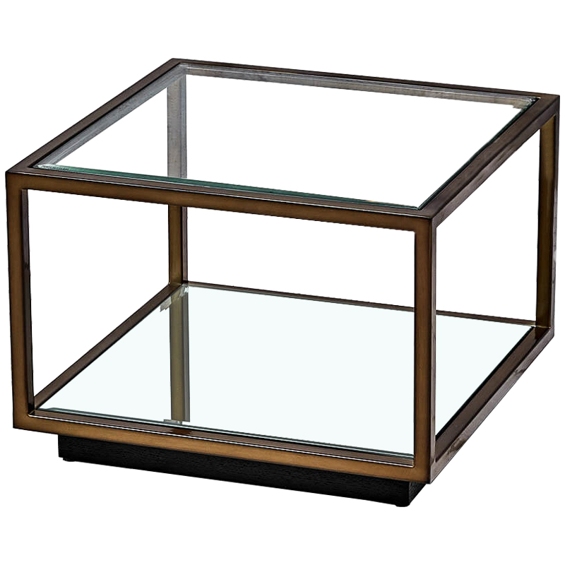Кофейный стол Transparent Cube 35 Прозрачный Темная бронза Кофейный стол Transparent Cube 35 Прозрачный Темная бронза в Костроме | Loft Concept