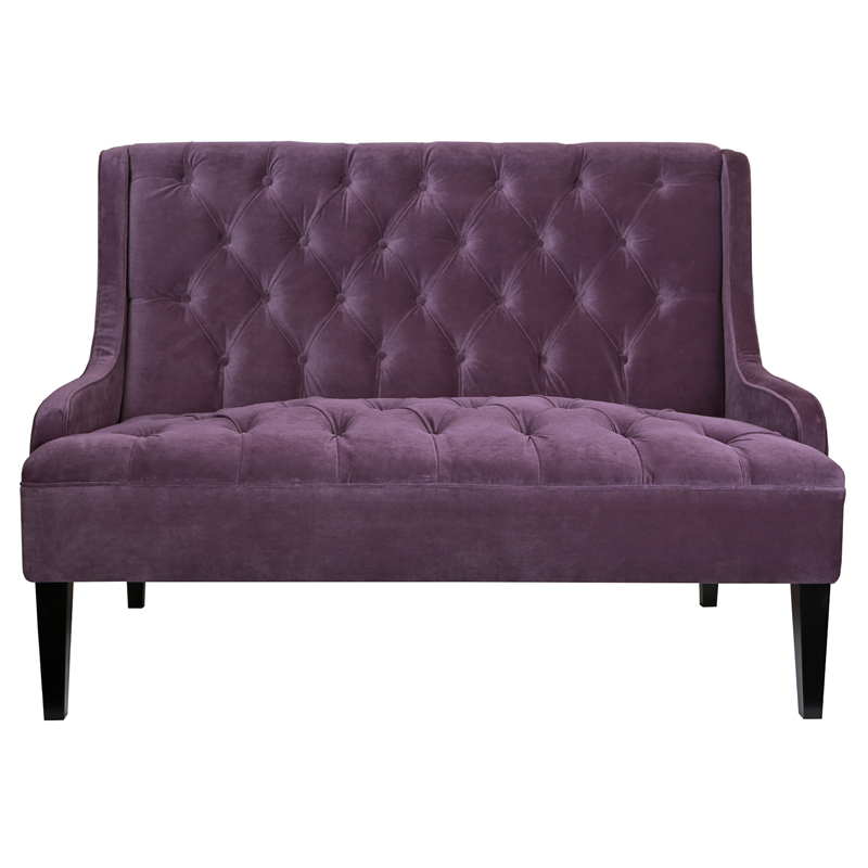 Диван Folket Sofa velour violet Фиолетовый Диван Folket Sofa velour violet Фиолетовый в Костроме | Loft Concept
