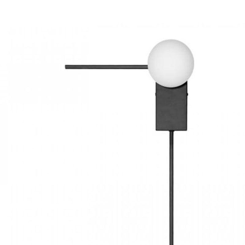 Бра Direct Rays Black 85 см Белый Черный Бра Direct Rays Black 85 см Белый Черный в Костроме | Loft Concept