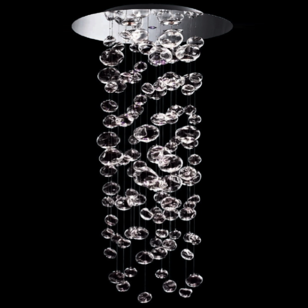 Люстра Murano Bubble Glass Chandelier Suspension Хром Люстра Murano Bubble Glass Chandelier Suspension Хром в Костроме | Loft Concept