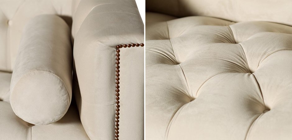 Диван Modern Velvet Tuxedo Sofa Диван Modern Velvet Tuxedo Sofa - Loft-Concept в Костроме