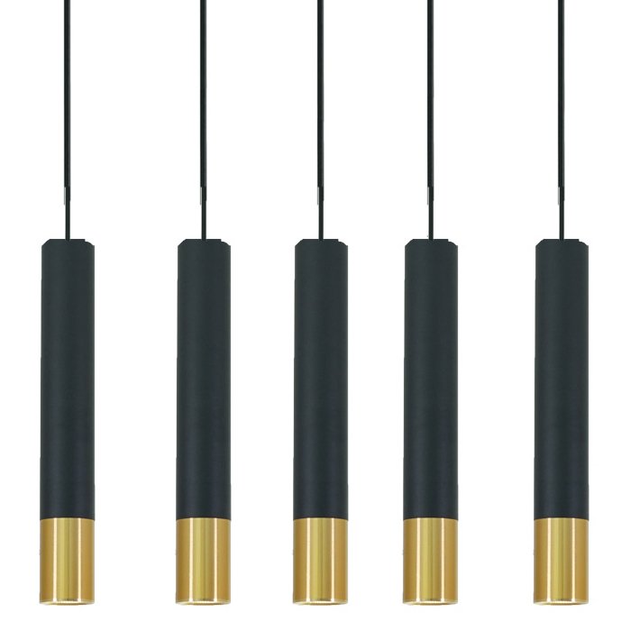 Подвесной светильник Ike large Pendant Lamp Черный Латунь Подвесной светильник Ike large Pendant Lamp Черный Латунь в Костроме | Loft Concept