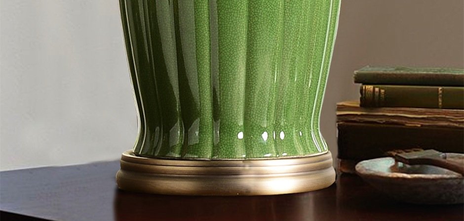 Настольная керамическая лампа Water Lily Настольная керамическая лампа Water Lily - Loft-Concept в Костроме