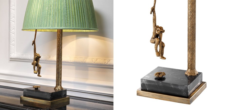 Настольная лампа Джунгли Table Lamp Jungle Green Настольная лампа Джунгли Table Lamp Jungle Green - Loft-Concept в Костроме