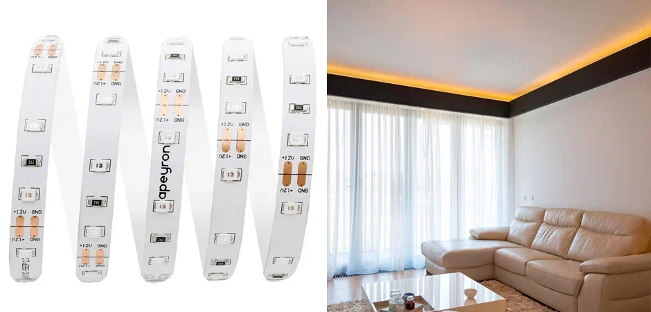 Светодиодная лента 4,8W/m 60LED/m 2835SMD желтый 5M Светодиодная лента 4,8W/m 60LED/m 2835SMD желтый 5M - Loft-Concept в Костроме