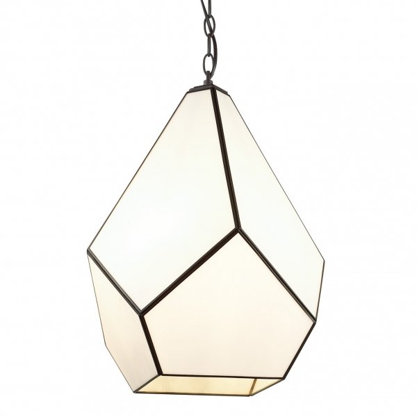 Люстра Geometry Glass Light Pendant Milk 4 Молочный Люстра Geometry Glass Light Pendant Milk 4 Молочный в Костроме | Loft Concept