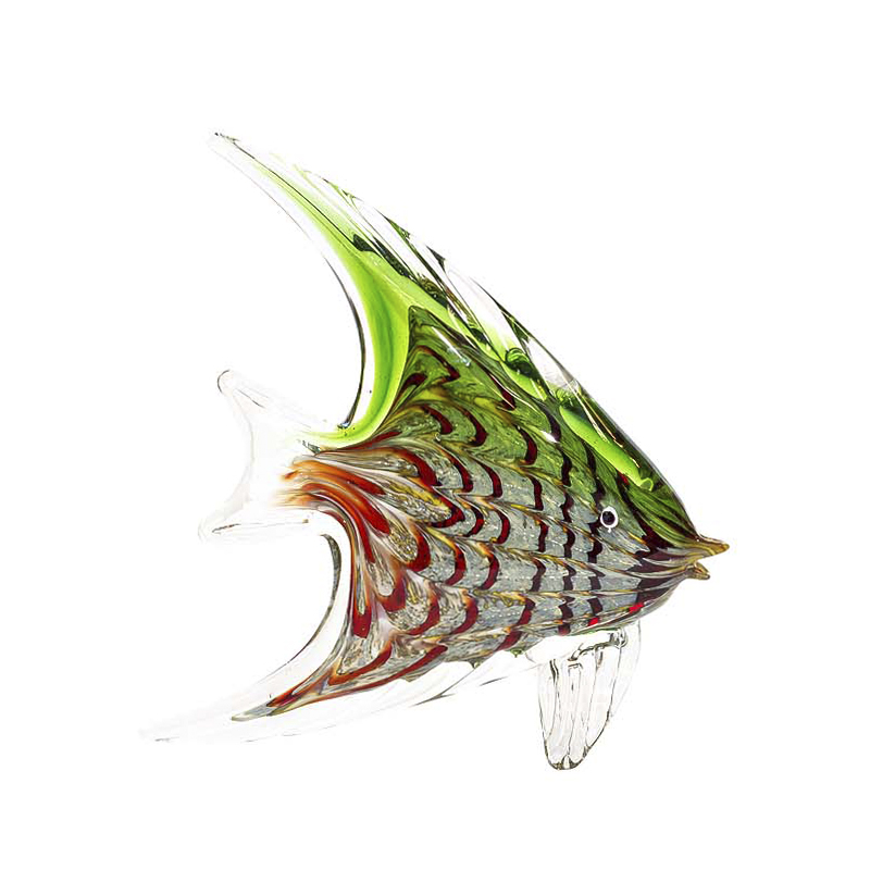 Статуэтка Glass Fish Red-Green Мульти Статуэтка Glass Fish Red-Green Мульти в Костроме | Loft Concept