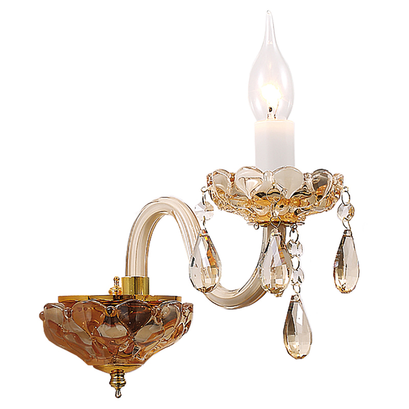 Бра Marcelon Sconce One Глянцевое золото Золотой Шампань Бра Marcelon Sconce One Глянцевое золото Золотой Шампань в Костроме | Loft Concept