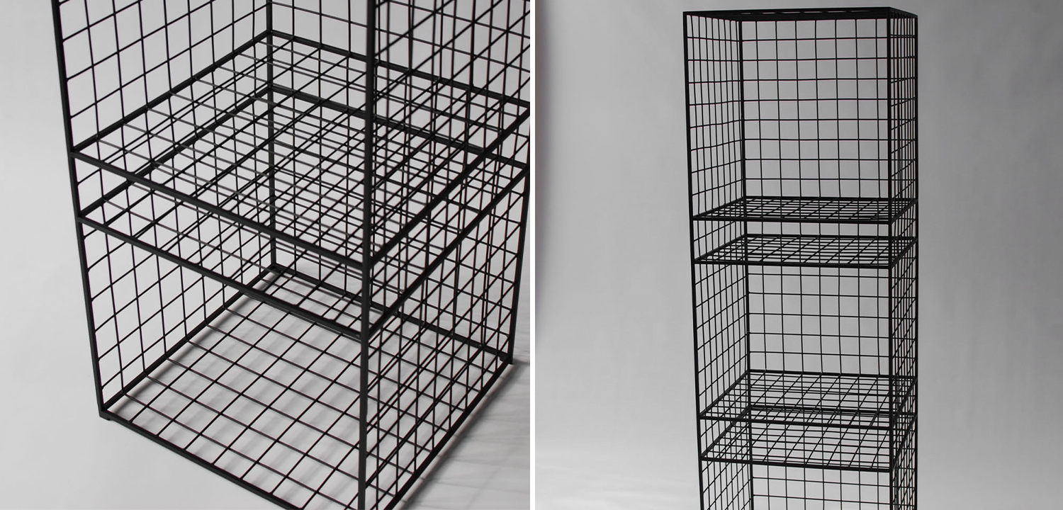 Стеллаж Higgs Industrial Metal Rust Rack - фото