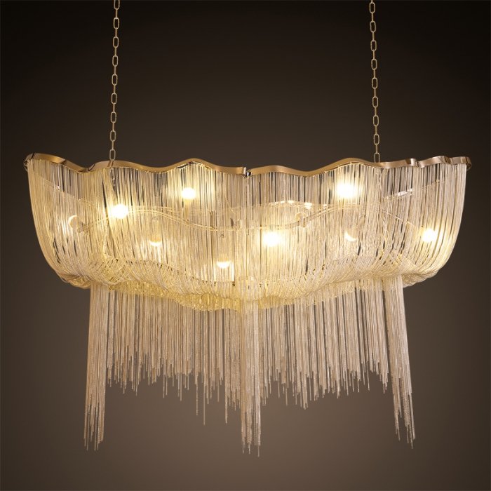 Люстра Atlantis Chandelier design by Terzani Золотой Серебряный Люстра Atlantis Chandelier design by Terzani Золотой Серебряный в Костроме | Loft Concept