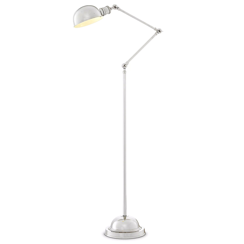 Торшер Eichholtz Floor Lamp Soho Nickel Никель Торшер Eichholtz Floor Lamp Soho Nickel Никель в Костроме | Loft Concept