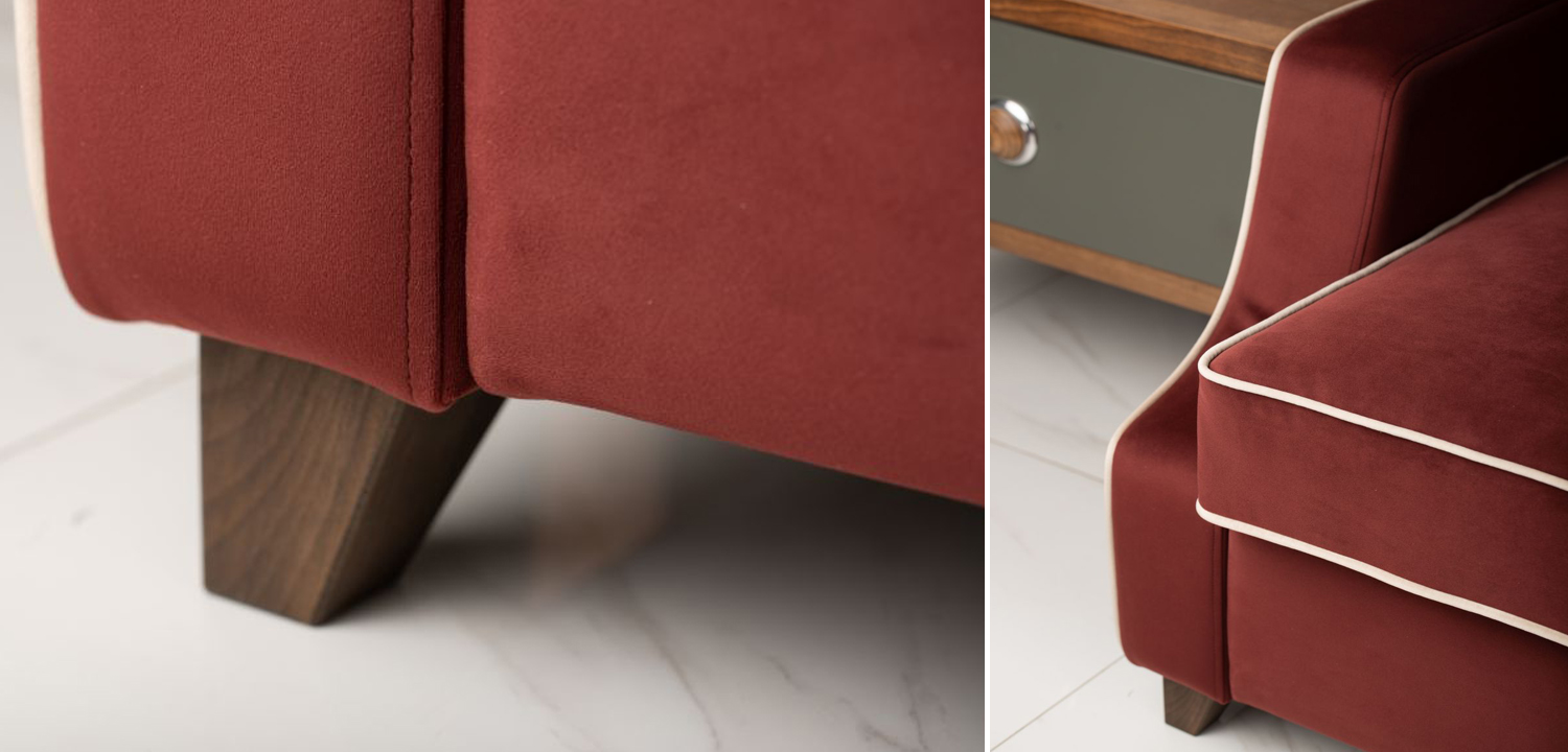 Диван Гринвич Greenwich sofa цвет Паприка - фото №3