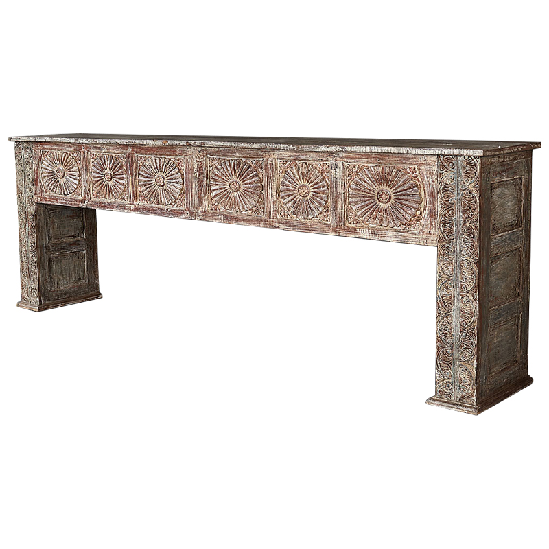 Консоль Narang Console Коричневый винтаж Консоль Narang Console Коричневый винтаж в Костроме | Loft Concept