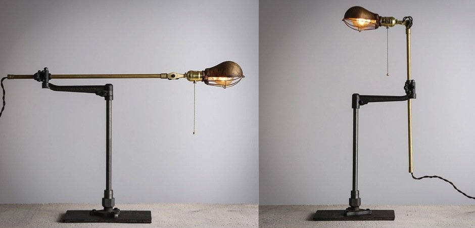 Настольный светильник Steampunk Extension Pole Table Настольный светильник Steampunk Extension Pole Table - Loft-Concept в Костроме