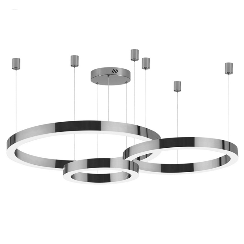 Люстра 3 Nickel Ring Horizontal Никель Люстра 3 Nickel Ring Horizontal Никель в Костроме | Loft Concept