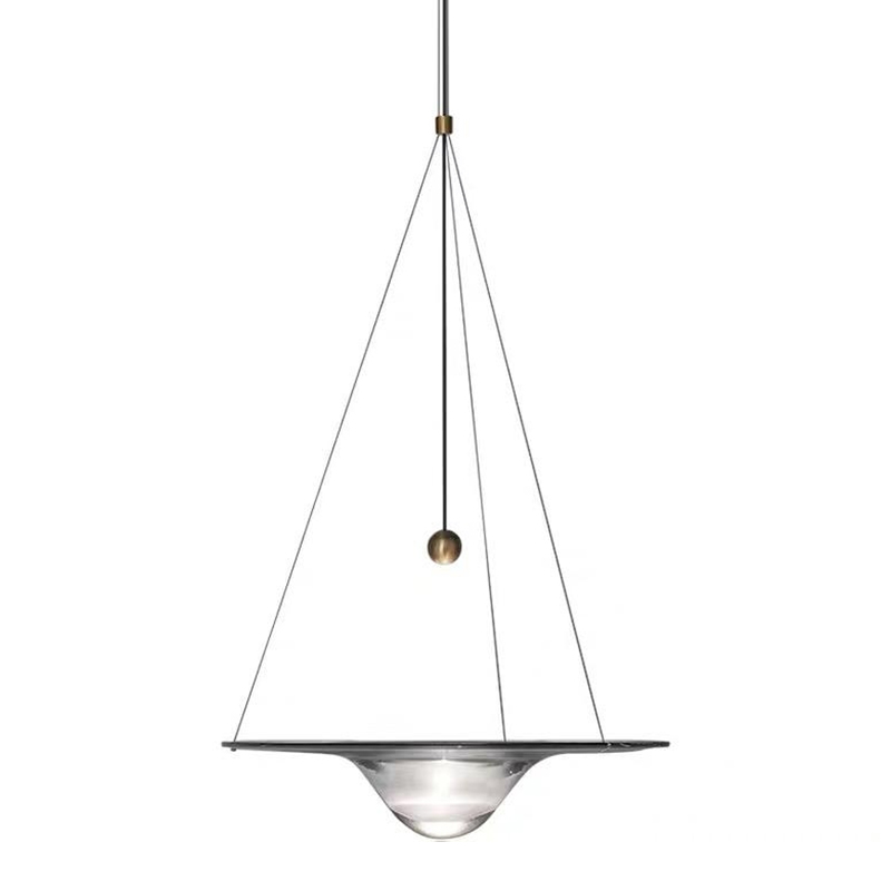 Hesitation Lamp Стеклянный подвесной светильник, имитирующий каплю воды Прозрачное Стекло Латунь Hesitation Lamp Стеклянный подвесной светильник, имитирующий каплю воды Прозрачное Стекло Латунь в Костроме | Loft Concept