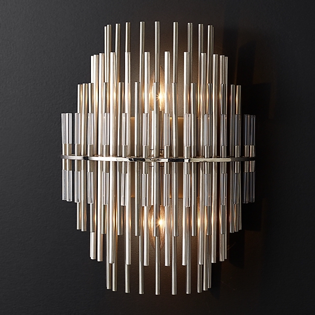 Бра Restoration Hardware Emile Sconce Chrome Прозрачный Латунь Античная полированная Оловянный Бра Restoration Hardware Emile Sconce Chrome Прозрачный Латунь Античная полированная Оловянный в Костроме | Loft Concept