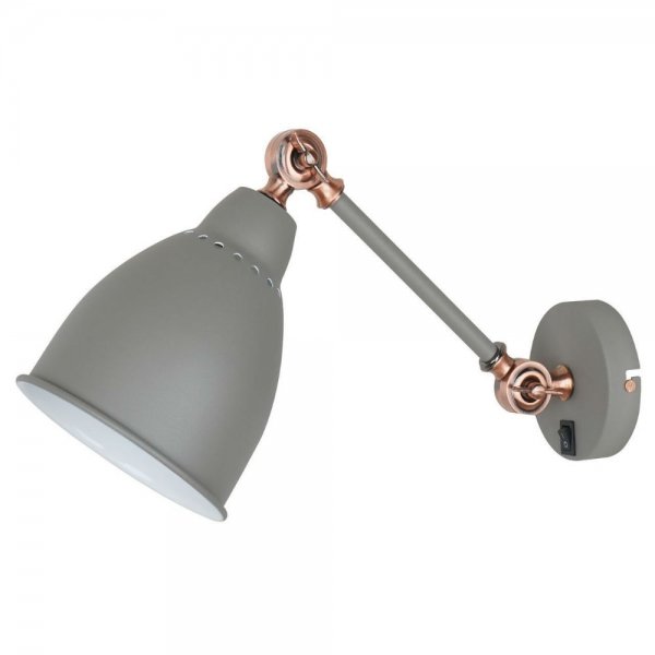 Бра Holder Bra Grey Серый Бра Holder Bra Grey Серый в Костроме | Loft Concept