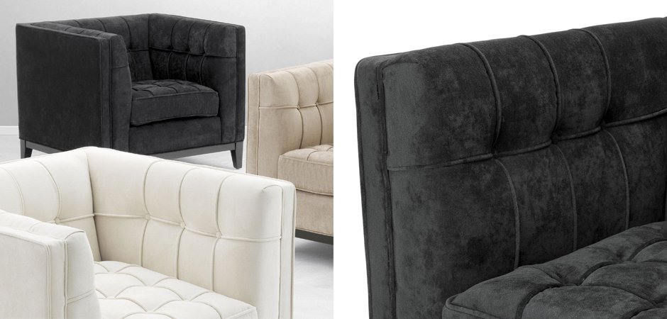 Кресло Eichholtz Chair Aldgate Black - фото №1