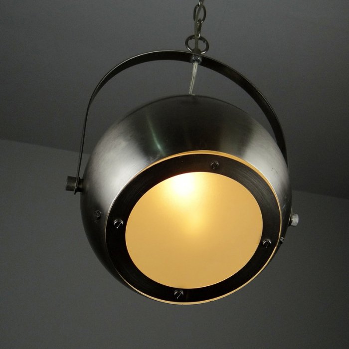 Подвесной светильник Loft Industrial restaurant lamp Серебряный Подвесной светильник Loft Industrial restaurant lamp Серебряный в Костроме | Loft Concept