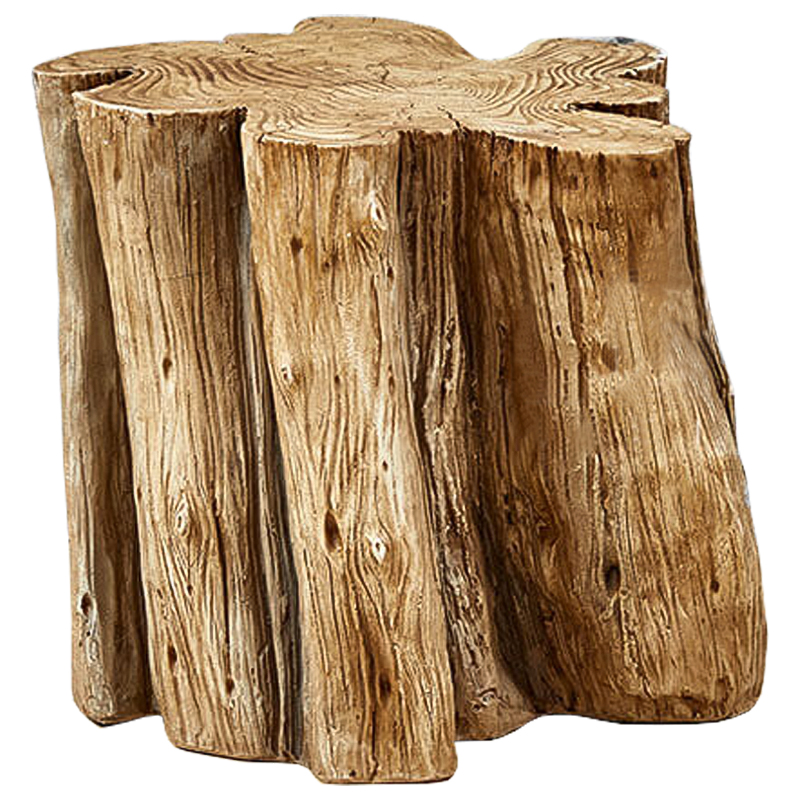 Приставной стол Wavy Stump Side Table Коричневый Приставной стол Wavy Stump Side Table Коричневый в Костроме | Loft Concept