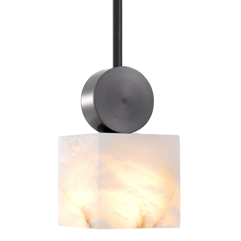 Подвесной светильник Eichholtz Pendant Etruscan Square Bronze Темная бронза Белый Подвесной светильник Eichholtz Pendant Etruscan Square Bronze Темная бронза Белый в Костроме | Loft Concept