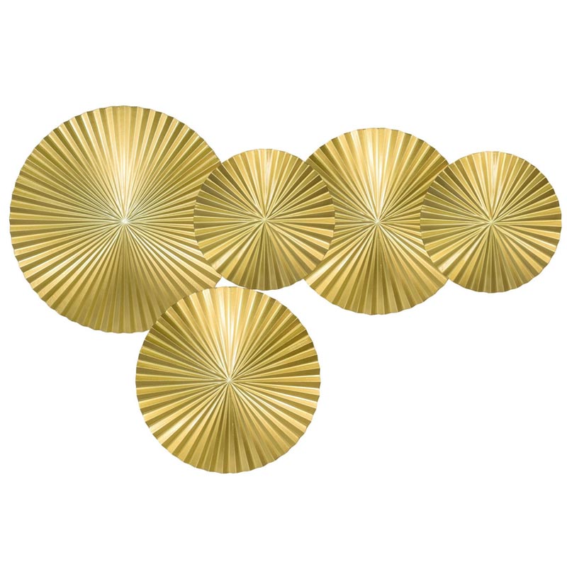 Арт-объект Apollo Gold Wall Plaque Disc 5 Золотой Арт-объект Apollo Gold Wall Plaque Disc 5 Золотой в Костроме | Loft Concept
